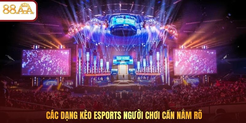 Các dạng kèo Esports người chơi cần nắm rõ